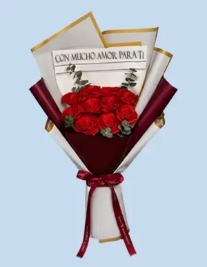 Bouquet de rosas eternas en SJL