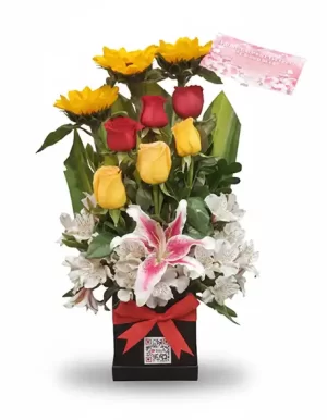 arreglo de rosas en SJL