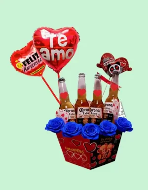 detalle con cervezas coronita en SJL