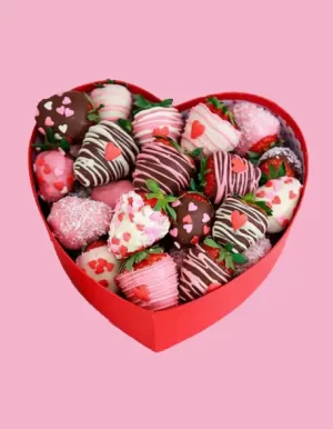 detalle con fresas con chocolates en SJL