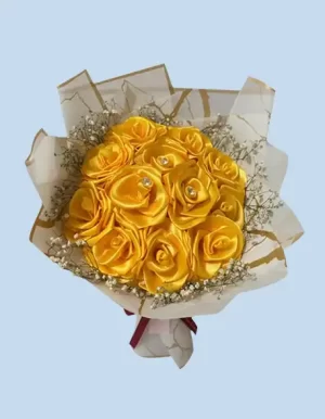 ramo de rosas amarillas eternas en SJL