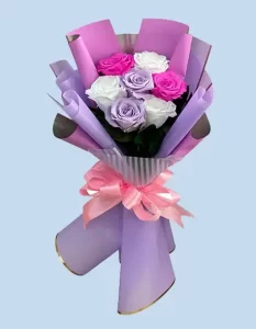 ramo de rosas eternas para mi novia en SJL
