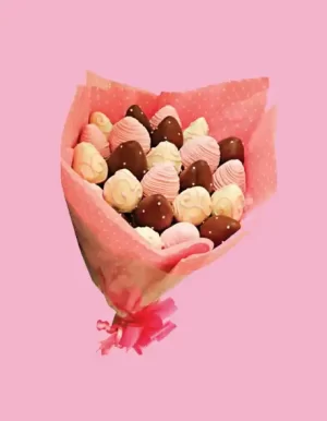 ramos con fresas bañadas con chocolate en SJl