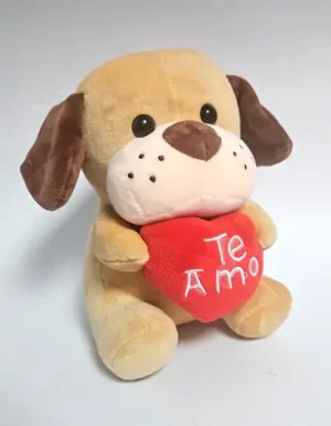 perro corazon TE AMO 20 cm