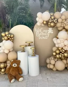 deco para revelacion de sexo y baby shower