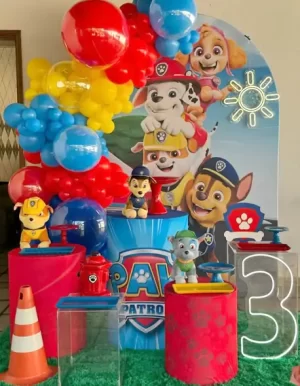 decoracion para niños de la PATRULLA CANINA