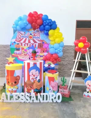 decoracion para niños payaso plim plim en SJL