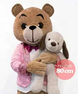 osito sorpresa con peluche de 80 cm